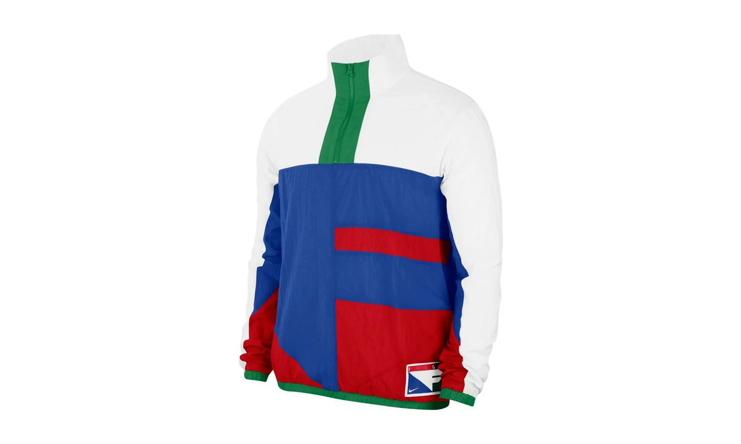 Air NSW Flight Series Half Zip Breaker Jacket "Game Royal White Green" CN8508 480