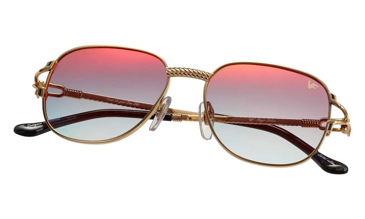 Mayor Deluxe Edition 18KT "Yellow Gold / Grape Pop Multiflash Gradient" DXMY2 0003 29D2