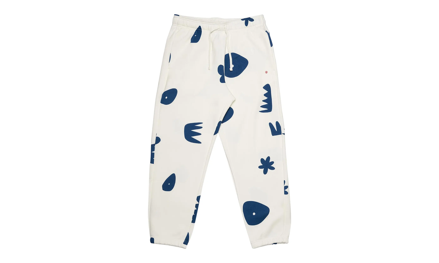 Artist Series By Mia Lee Fleece Pants "MIA LEE WHITE ROYAL" DV2008-133