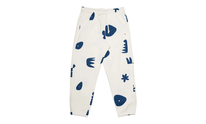 Artist Series By Mia Lee Fleece Pants "MIA LEE WHITE ROYAL" DV2008-133