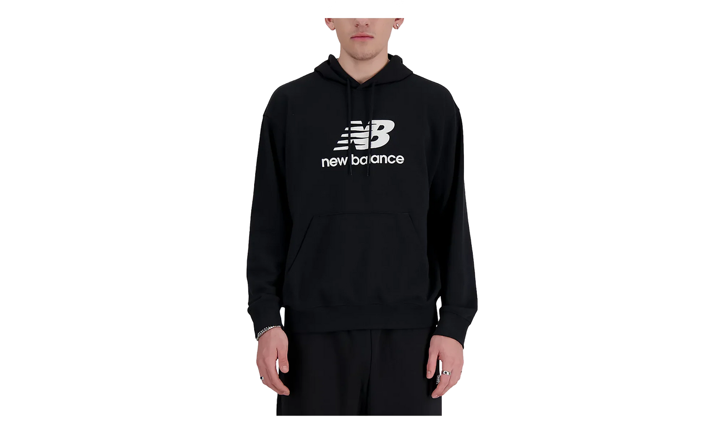 Sport Essentials Fleece Logo Hoodie "Black / White" MT41505BK