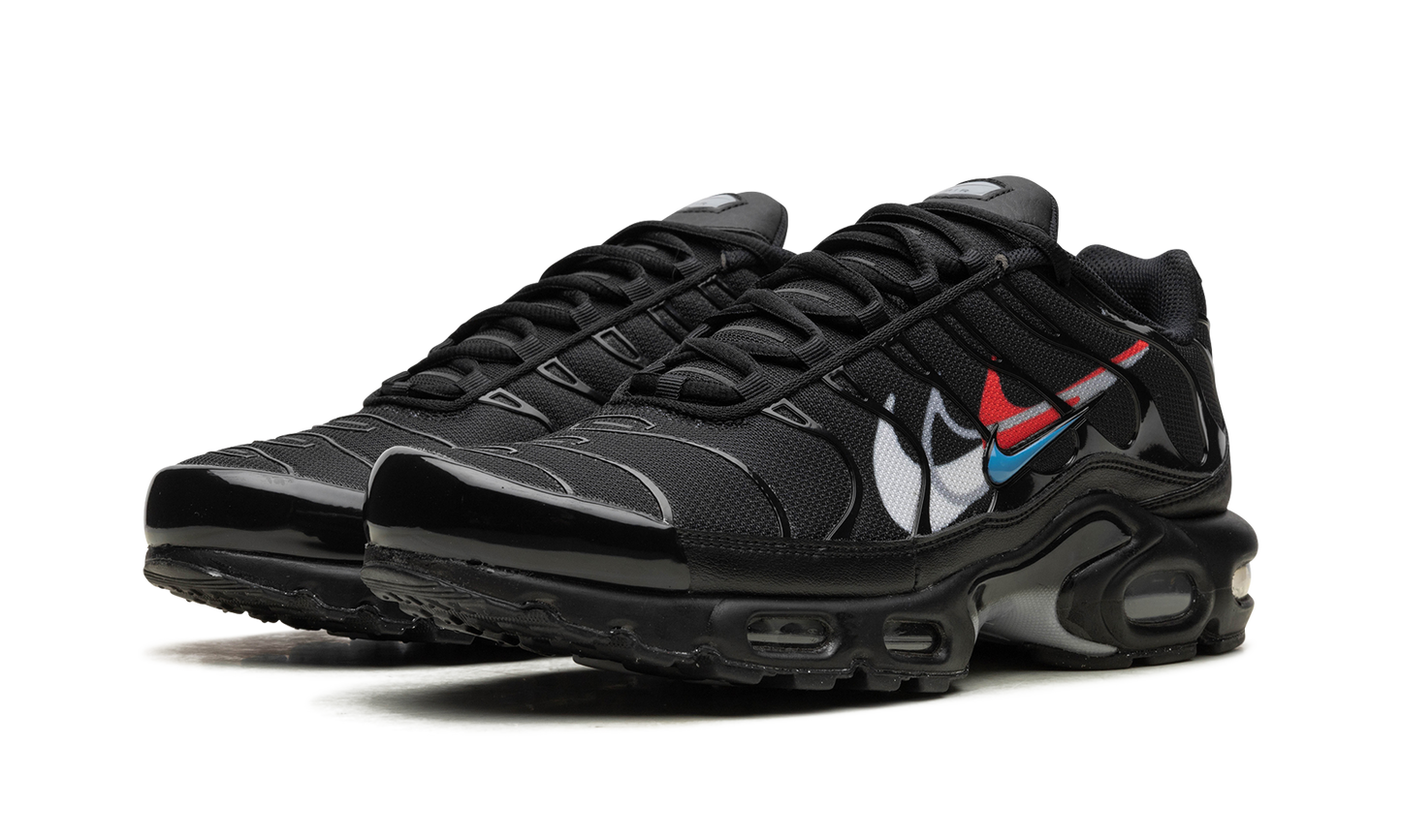 Air Max Plus "Multi Swoosh Black Bright Crimson" FJ4224 001