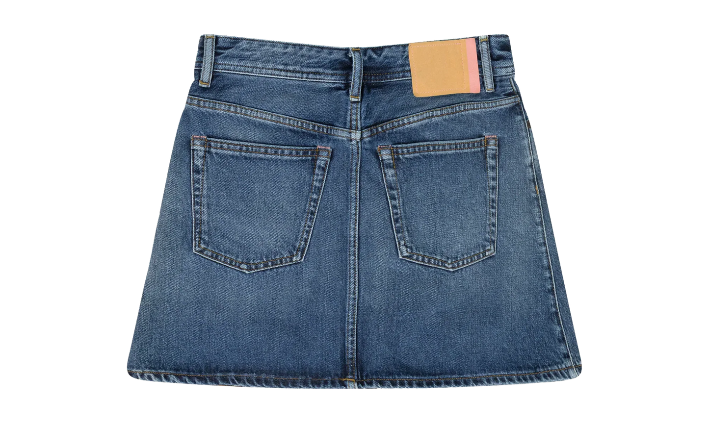 Denim Mini Skirt WMNS "Blue" ASO WBTM 0001