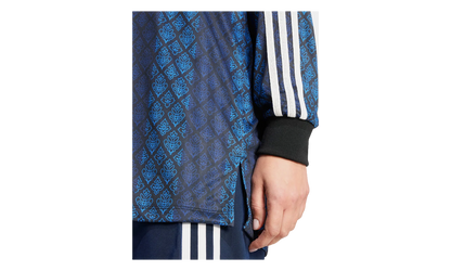 Originals Retro Sports Cricket-Inspired Long Sleeve Jersey WMNS "Black / Night Indigo" KA4383