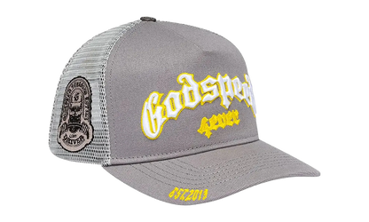 GS Forever Trucker Hat "Grey Yellow Boom" GS114