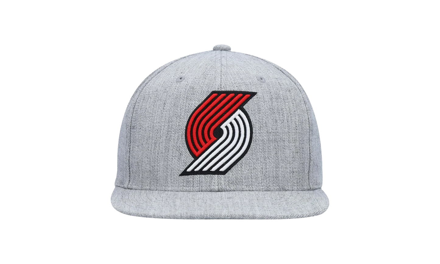 NBA Team Heather 2.0 Snapback Cap "Portland Trail Blazers - Grey Heather" HHSS3272 PTBYYPPPGYHT