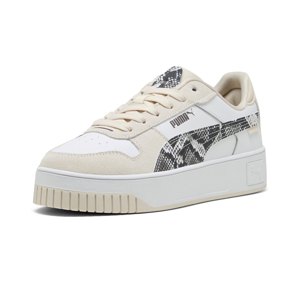 Carina Street Snake Lace Up Sneakers