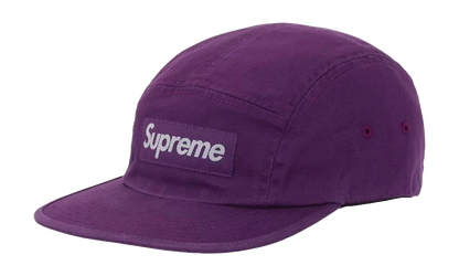 Washed Chino Twill Camp Cap (SS26) "Purple" SU27167