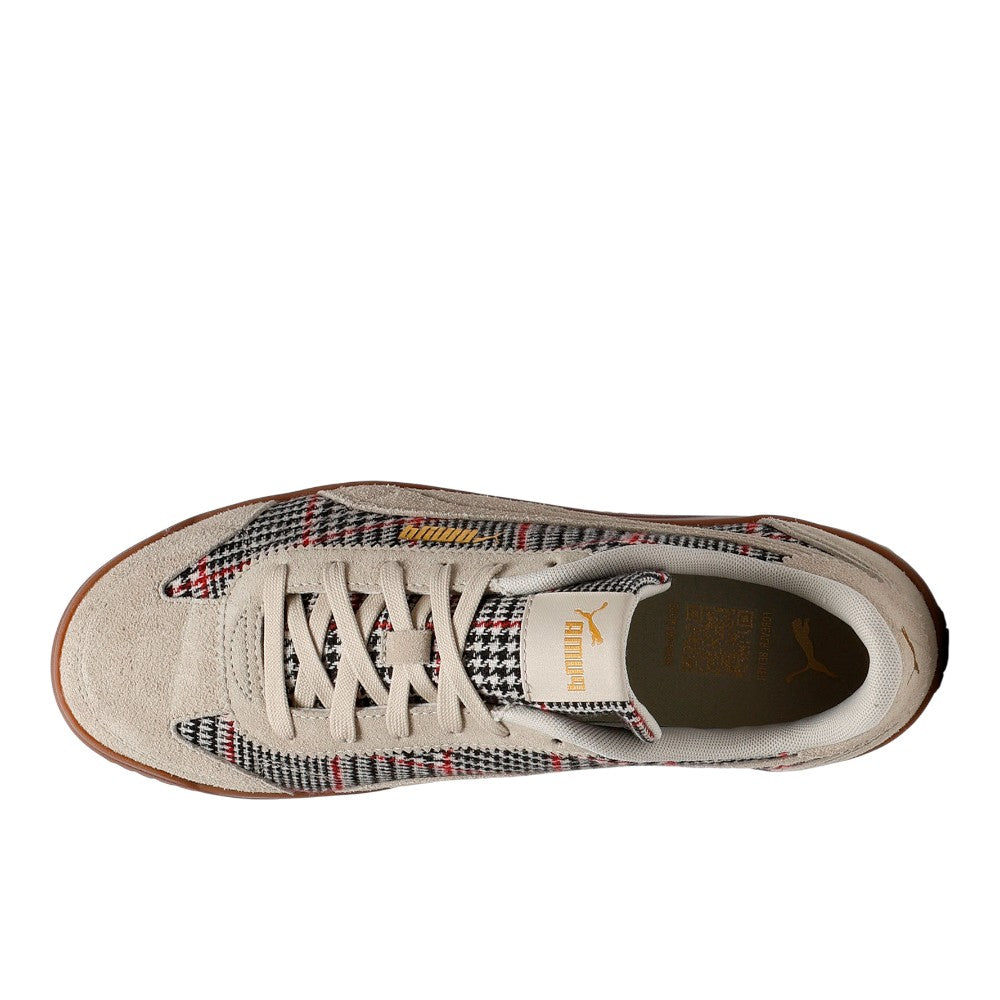 Club 5V5 Lux Plaid Lace Up Sneakers