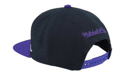 NBA Life Line Snapback Cap "Los Angeles Lakers - Black" HS9550 LALBLCK