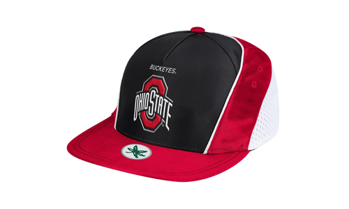 NCAA Freethrow Snapback Cap "Ohio State Buckeyes - Black / Red" HHSS1097 OSTYYPPPBKRD