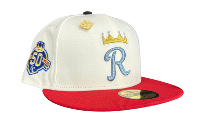 59FIFTY Kansas City Royals 50th Anniversary Fitted Hat "Cream / Red" NE475
