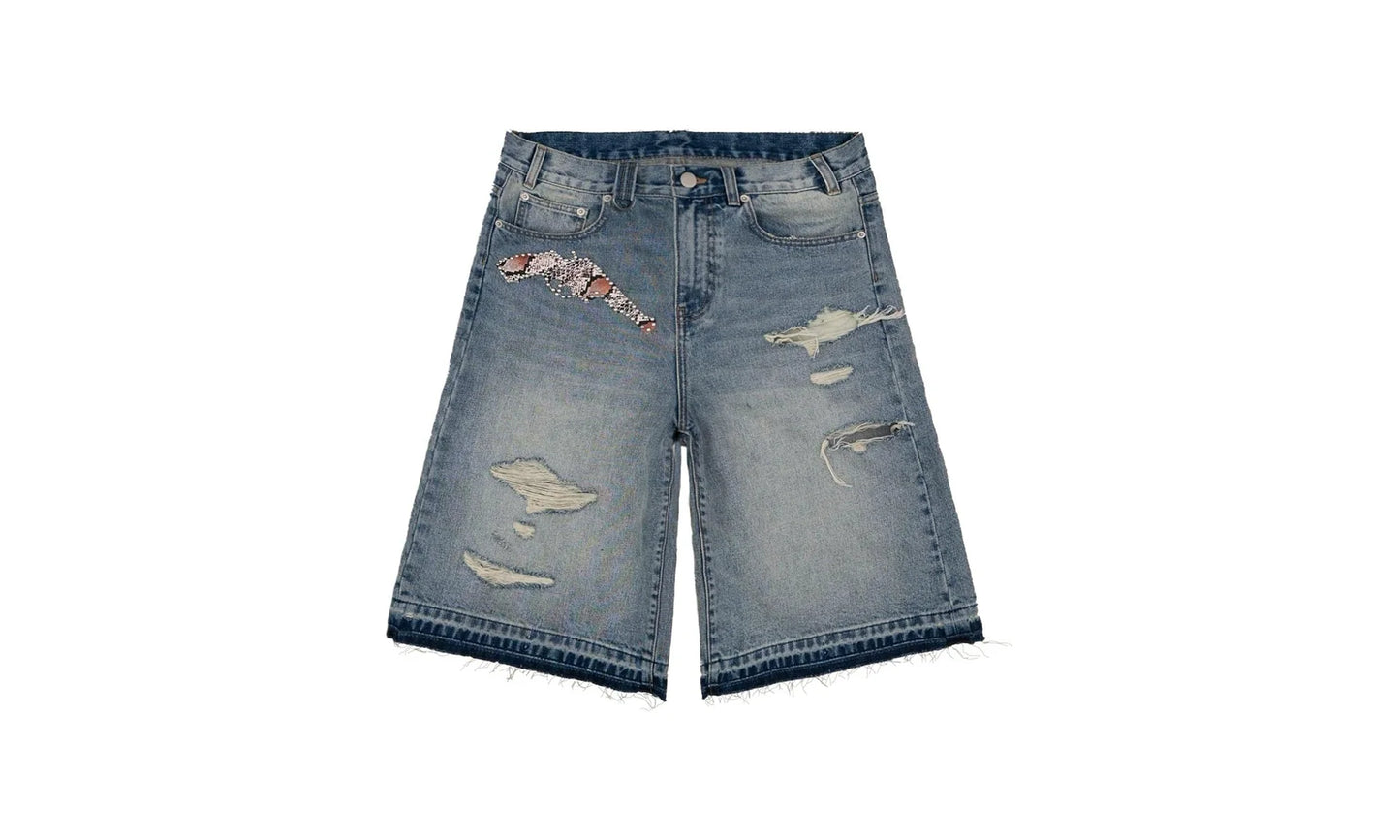 Pistol Jean Shorts "Blue" BS75