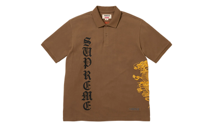 The Great China Wall Dragon Polo "SS26 - Brown" SU27346