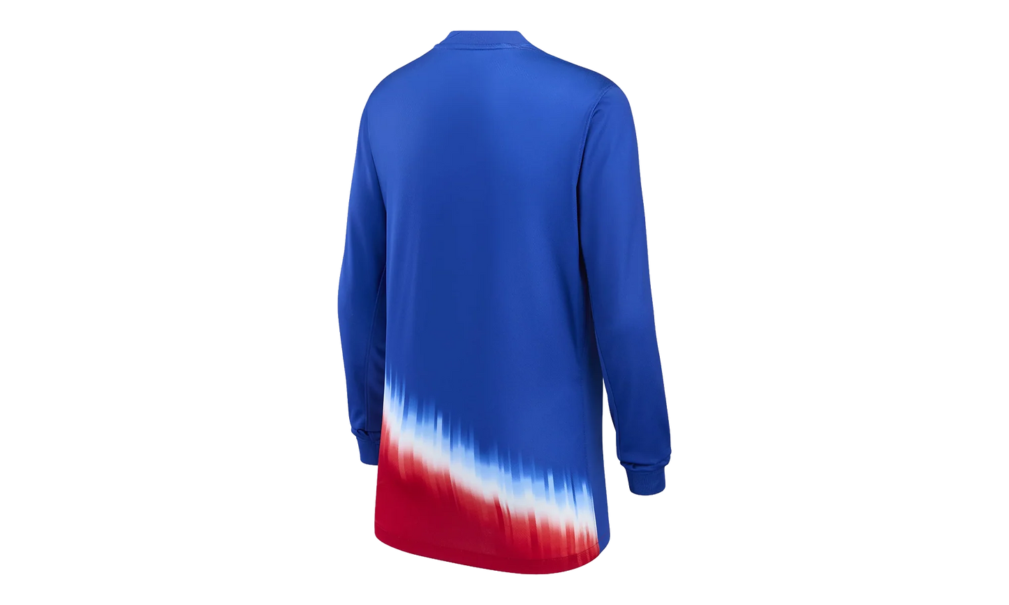Dri-FIT Soccer Long-Sleeve Replica Jersey GS "USMNT 2024 Stadium Away" FJ1586 417
