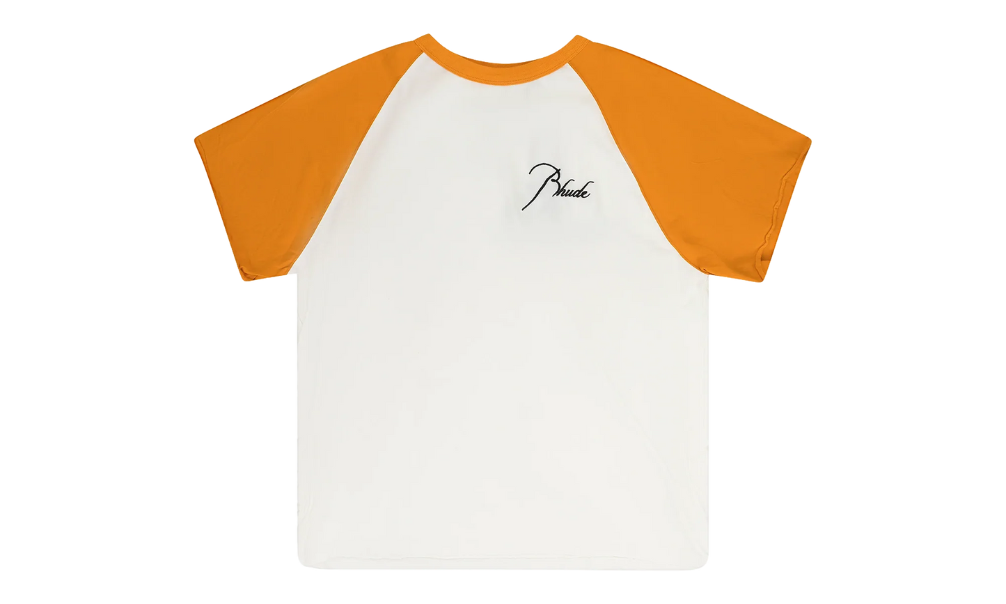 Raglan T-Shirt "White / Orange" RHDMTPS0144 ORN