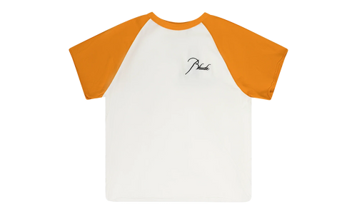 Raglan T-Shirt "White / Orange" RHDMTPS0144 ORN