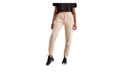 NSW Club Fleece Mid-Rise Joggers WMNS "Sand Drift / White" DQ5191 126