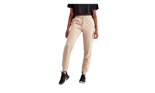 NSW Club Fleece Mid-Rise Joggers WMNS "Sand Drift / White" DQ5191 126
