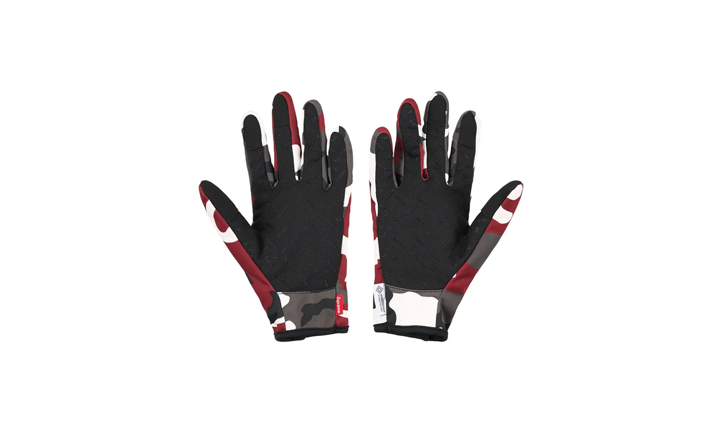 WINDSTOPPER Zip Gloves "FW25 - Red Camo" SU26874