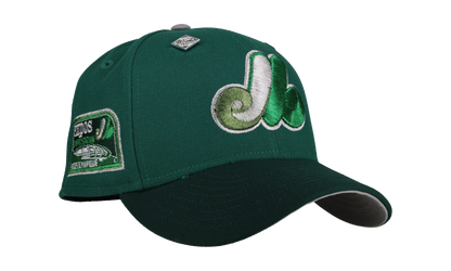 59FIFTY Montreal Expos Olympic Stadium Metallic Fitted Hat "Green" NE418