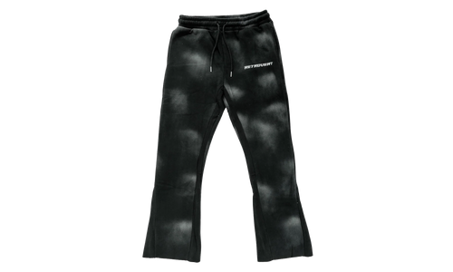 Prefall Flare Sweatpants "Black Washed" RET004