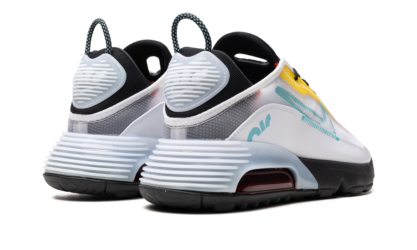 Air Max 2090 "White Speed Yellow Bleached Aqua"