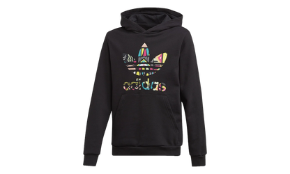 Logo Pattern Hoodie GS "Black" EJ5595