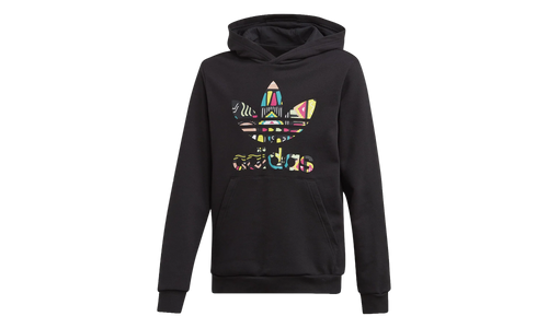 Logo Pattern Hoodie GS "Black" EJ5595