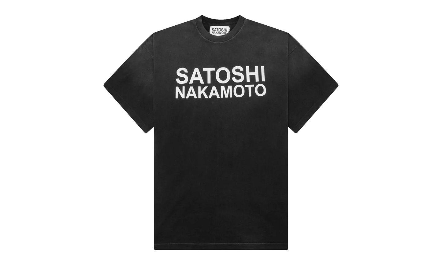 Stencil Logo Tee "Black" FW25TEE021