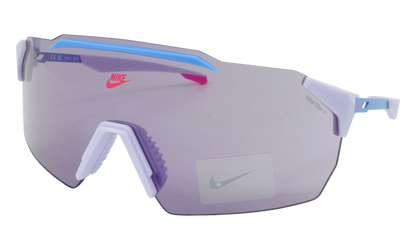 Limitless Shield Mirrored Sunglasses "Amethyst Tint / Blue Flash" IB3521X 538