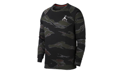 Jordan Jumpman Fleece Camo Crew Sweatshirt "Black" AV2310 010