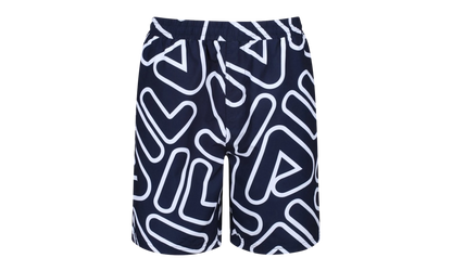 YASH Outline All Over Print Swim Short "Peacoat / White" LM015913 410