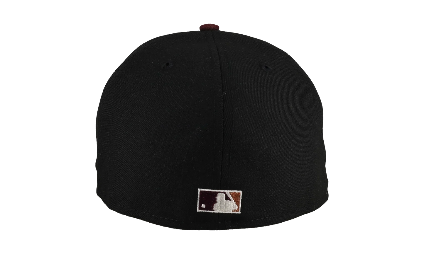 59FIFTY Montreal Expos Script Fitted Hat "Black / Maroon" NE169