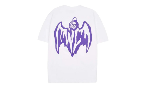 Bat Logo Tee "White / Purple" OSTG WARWARR L77N