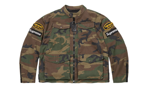 Vanson Leathers® Cordura® Jacket "SS26 - Woodland Camo" SU27115