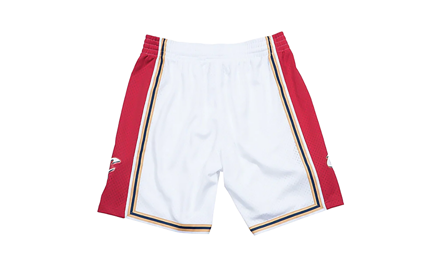 NBA Swingman Home Shorts "2003-04 Cleveland Cavaliers - White" SMSHGS18225 CCAWHIT03