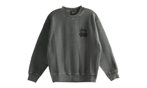 Dice Pig Dyed Crew Sweatshirt "BLACK" 1915077 BLAC
