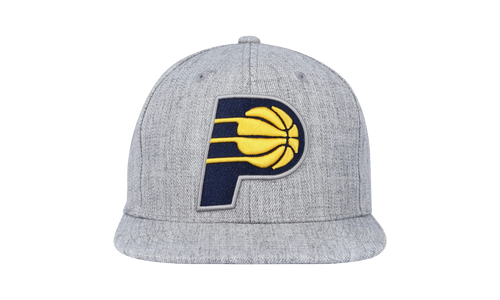 NBA Team Heather 2.0 Snapback Cap "Indiana Pacers - Grey Heather" HHSS3272 IPAYYPPPGYHT