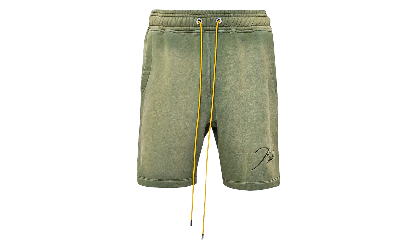 Script Logo Sweatshorts "Sundry Olive" RHFW23SH05150854