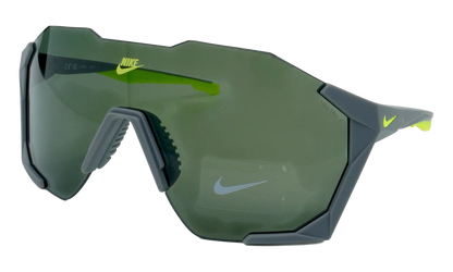 Charged Shield Sunglasses "Matte Smoke Grey / Green" IB3518X 084
