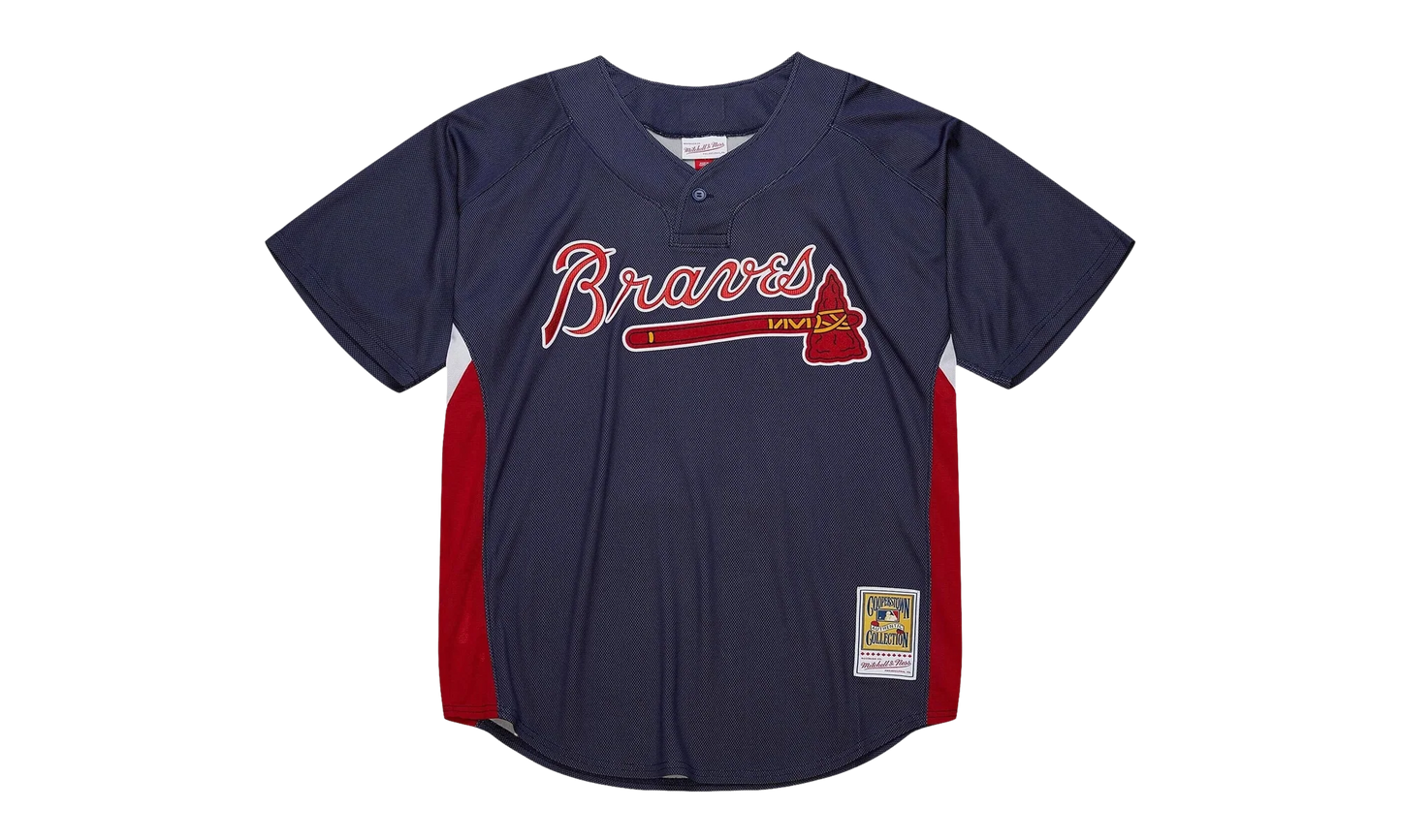 MLB Chipper Jones Jersey "2007 Atlanta Braves – Navy" ABPJ7106 ABR07CJONAVY