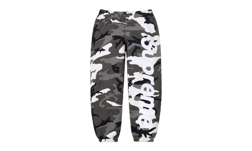 Satin Appliqué Sweatpant "SS26 - Snow Camo" SU27517