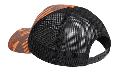 B1B HDO Patch Trucker Hat "Orange Stripe / Grip Camo" FOS900906 9YW