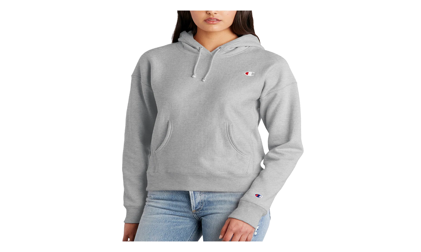 Reverse Weave Fleece Pullover Hoodie WMNS "Oxford Grey" GF757 806