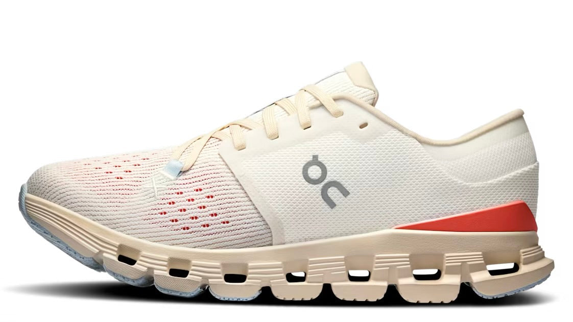 On Running Cloud X 4 Ivory Salmon (Women's)