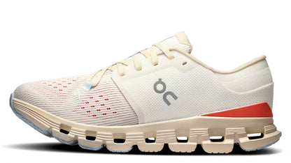 On Running Cloud X 4 Ivory Salmon (Women's)