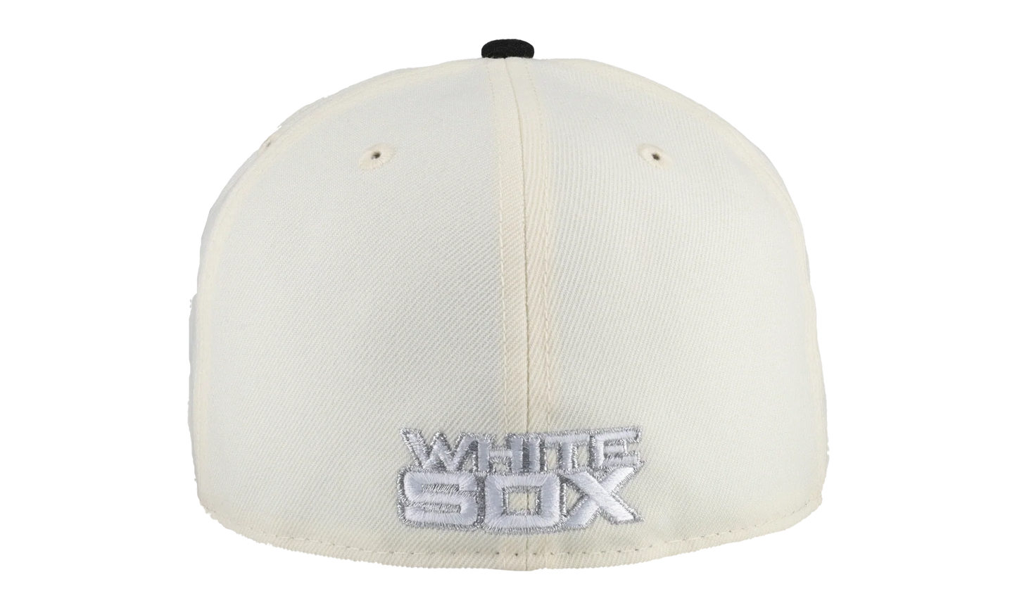 59FIFTY Chicago White Sox 2005 World Series Fitted Hat "Chrome / Black" NE97