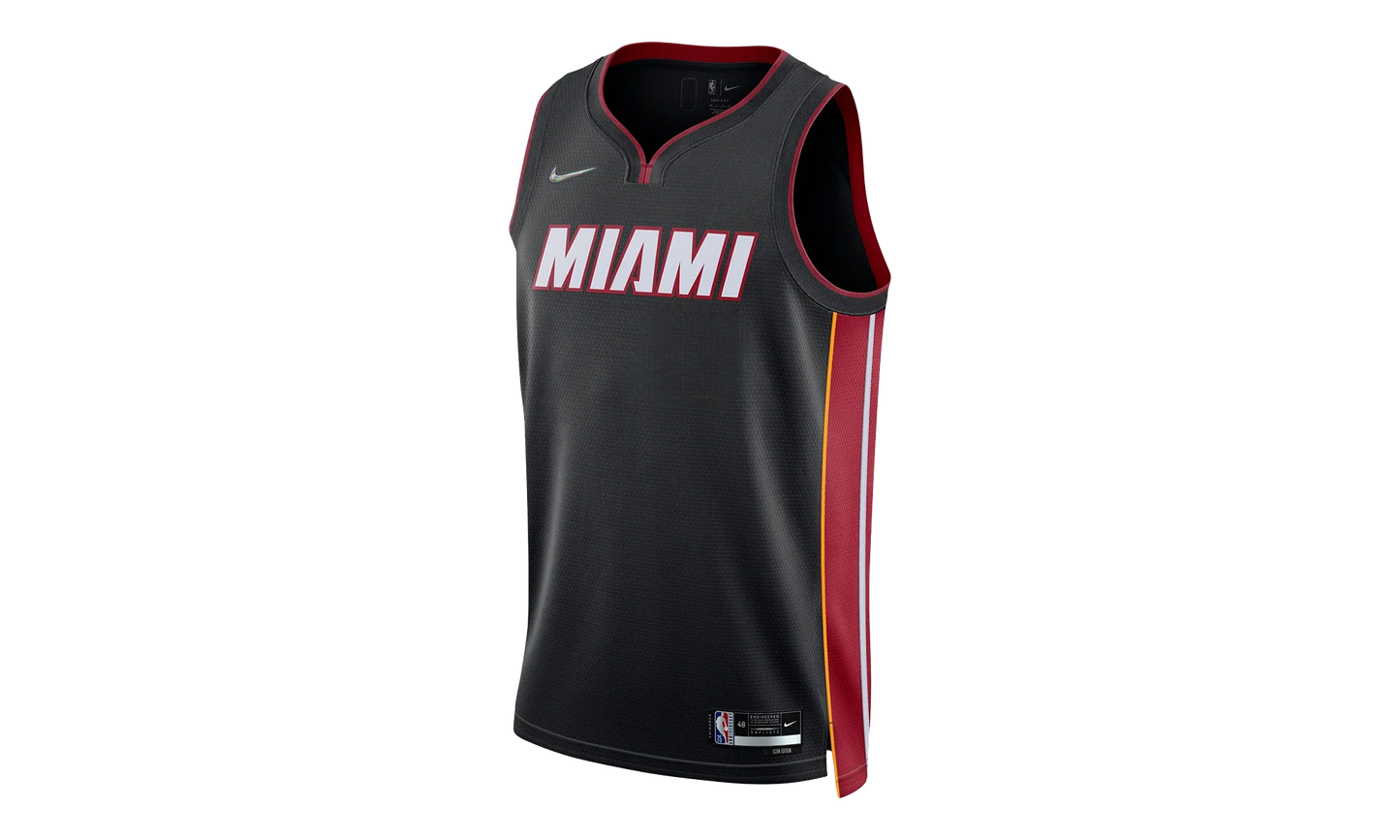 NBA Miami Heat Icon Swingman Jersey "Black / Red" DN2620 010