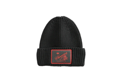 CHAVARRIA KNIT BEANIE "Black" KR8704